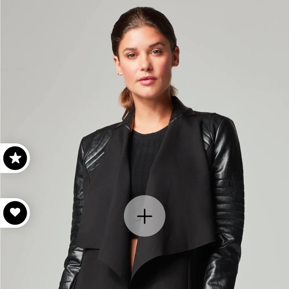 Blanc Nior Drape front jacket